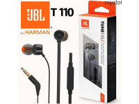 JBL  Auriculares com Fio T 110 (In Ear - Microfone - Preto)